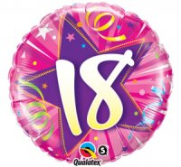 18 years, pink, round