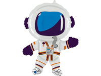 Foil balloon «ASTRONAUT», silver