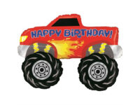 Фольгированный шар, машина "HAPPY BIRTHDAY!"