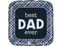 Best-dad-ever-GR-26098P-P Fooliumist õhupall "BEST DAD EVER"