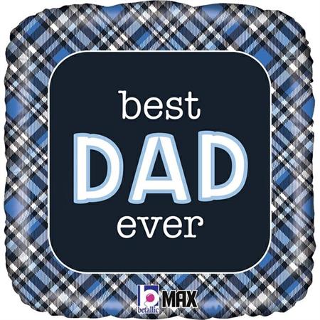Best-dad-ever-GR-26098P-P Foil balloon "BEST DAD EVER"