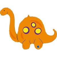 Fooliumist õhupall «BRONTOSAURUS», oranž