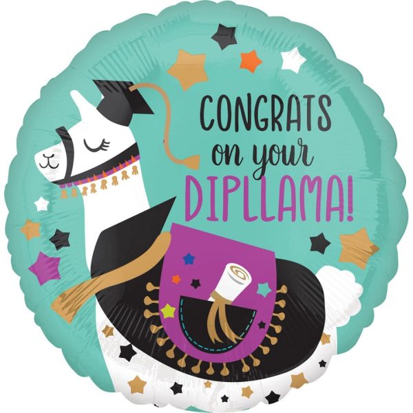 Fooliumist õhupall "CONGRATS ON YOUR DIPLLAMA"