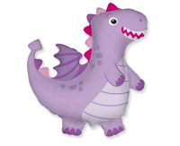 Fooliumist õhupall «Dinosaurus», lilla
