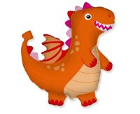 Fooliumist õhupall «Dinosaurus», oranž