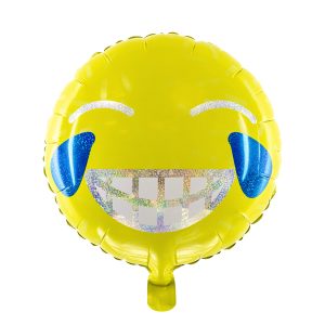 Emoji-naeratav-ummargune-FB29 Confetti cannon "SILVER STARS"