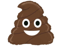 Emoji-ohupall-Kaka-GR-35596-P Фольгированный шар «ЭМОДЗИ КАКАШКА»