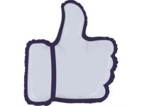 Fooliumist õhupall emoji «LIKE»