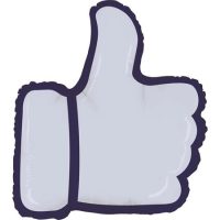 Fooliumist õhupall emoji «LIKE»