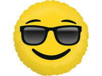 Emoji-ohupall-Paikeseprillidega-naerunagu-GR-36265P-P Emoji õhupall, päikeseprillidega naerunägu