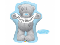 Серый мишка «Happy Birthday»