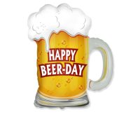 Foil balloon «Happy Beer Day»