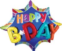 Fooliumist õhupall «Happy Birthday» 3D