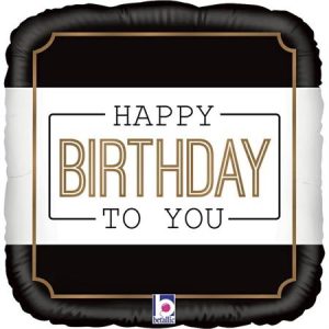 Foil balloon letter, gold