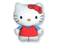Fooliumist õhupall «Hello Kitty», punane