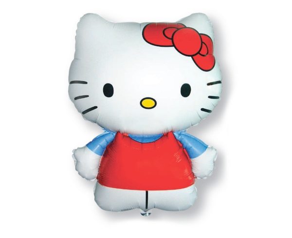 Fooliumist õhupall «Hello Kitty», punane