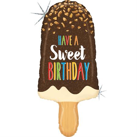 Fooliumist õhupall Jäätis «HAVE A SWEET BIRTHDAY!»
