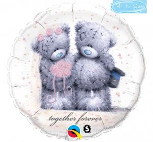 «Happy birthday», balloons, round, holographic