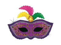 Foil balloon «CARNIVAL MASK», multicolor