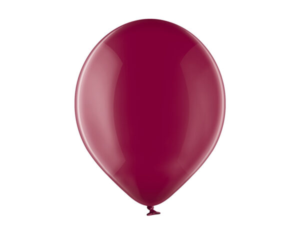 Latex balloon «crystal burgundy»