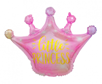 Foil balloon crown «LITTLE PRINCESS»