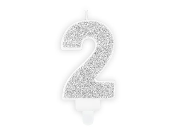 Свеча номер «2», серебро