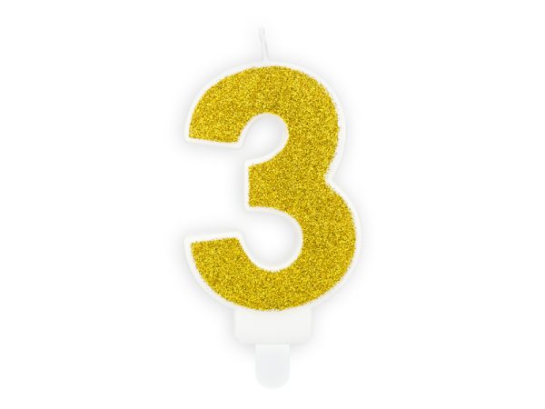 Küünal number «3», kuldne
