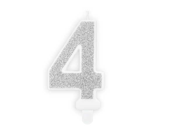 Свеча номер «4», серебро
