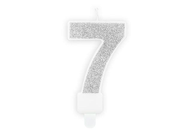 Свеча номер «7», серебро