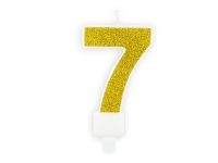 Свеча номер «7», золотой