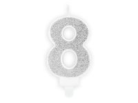 Küünal number «8», hõbe