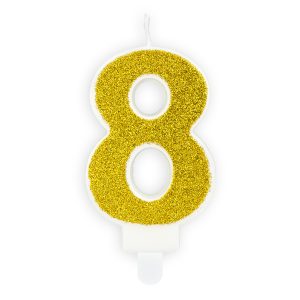 Kuunal-number-8-kuldne-SCU3-8-019B Foil balloon "NUMBER 1" pink, with crown