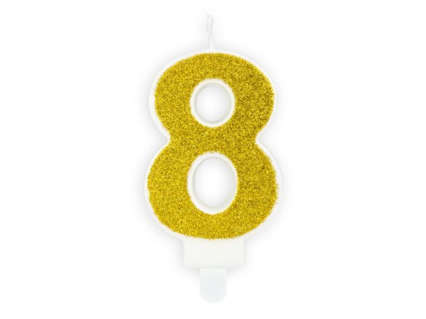 Küünal number «8», kuldne