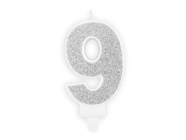 Свеча номер «9», серебро