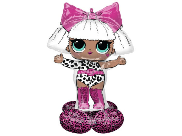 LOL-nukk-Diva-ohuga Foil balloon «DOLL LOL DIVA»