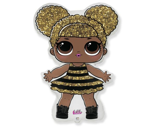 Фольгированный шар «Куклы LOL, Queen Bee»