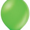 Latex balloon «lime green metallic»