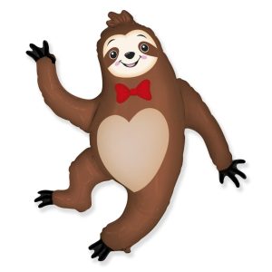 1 Year girl with a teddy bear «Happy Birthday», round