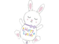 Lihavottejanku-Happy-EasterGR-35931-P Фольгированный шар пасхальный заяц «HAPPY EASTER»
