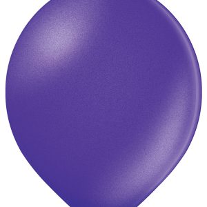 Lilla-metallik-062 Latex balloon «pastel night blue»