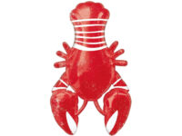 Lobster Фольгированный шар «Красный Рак»
