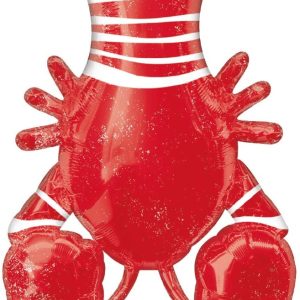Lobster Фольгированный шар торт «HAPPY BIRTHDAY» цветной, голографический