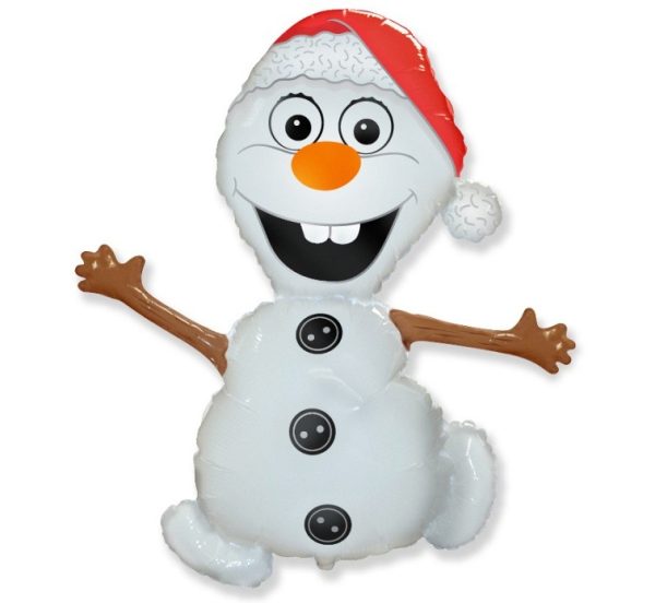 Foil balloon «Olaf», snowman