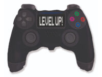 Фольгированный шар «ИГРОВОЙ ПУЛЬТ LEVEL UP», чёрный