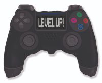 Fooliumist õhupall «MÄNGUPULT LEVEL UP», ümmargune