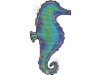 Merihobune-holograafiline-GR-35951GH-P Foil balloon «SEAHORSE», holographic