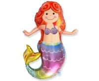 Foil balloon, a mermaid «Happy Mermaid»