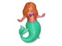 Foil balloon, a mermaid «Pretty Mermaid»
