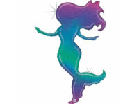 Merineitsi-varviline-holograafiline-GR-35791GH-P «Mermaid», colorful, holographic