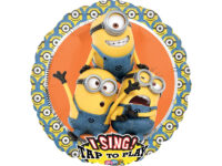 Foil balloon «Minions» with music